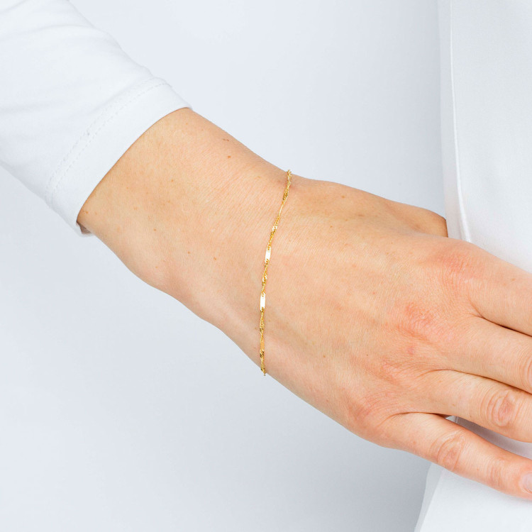 Bransoletka ze złota 19cm