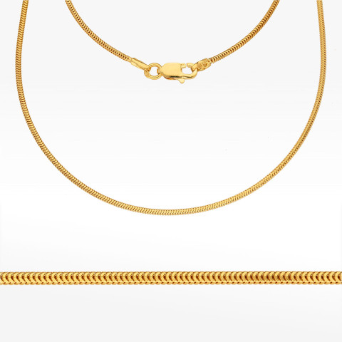 Łańcuszek ze złota linka pełny