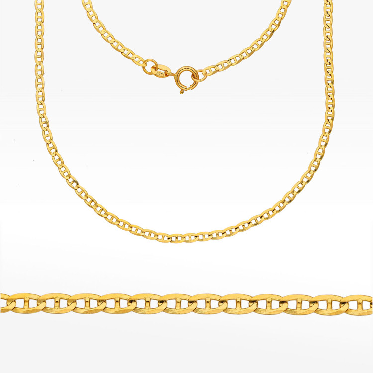 Łańcuszek ze złota gucci pełny