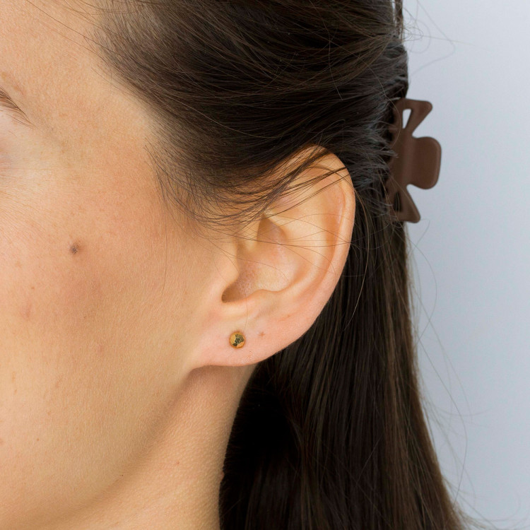 Kolczyki ze złota kulki