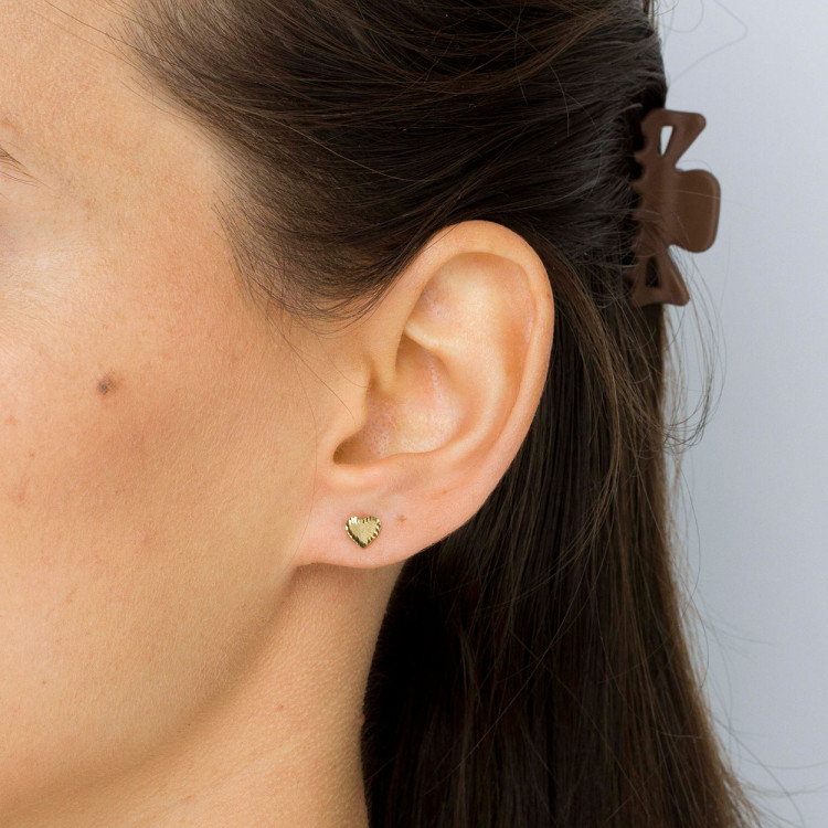 Kolczyki ze złota serca