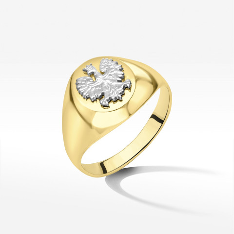 Sygnet ze złota orzeł