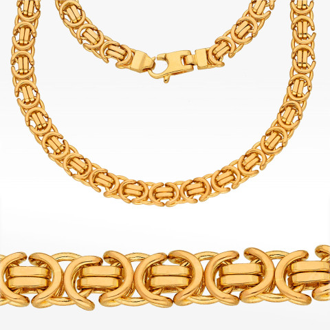 Łańcuszek ze złota królewski pełny