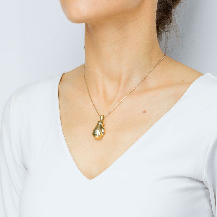 Zawieszka ze złota rękawica