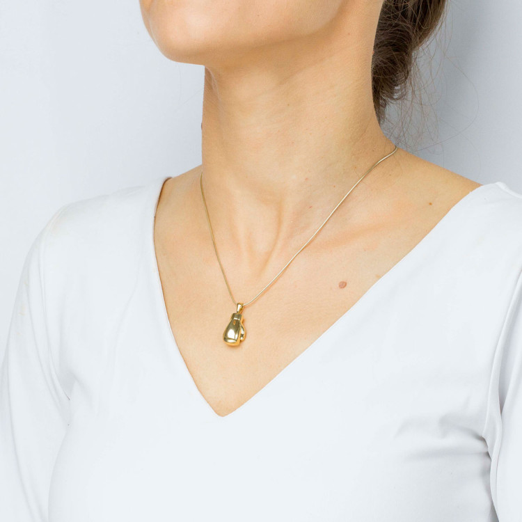 Zawieszka ze złota rękawica