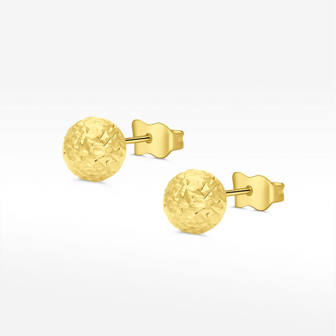 Kolczyki ze złota kulki