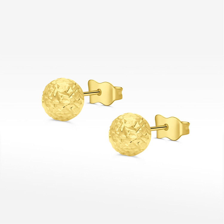 Kolczyki ze złota kulki