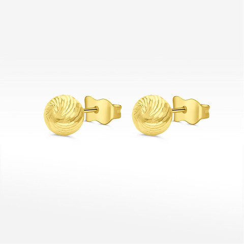 Kolczyki ze złota kulki