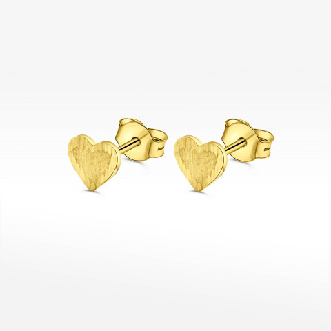 Kolczyki ze złota serca