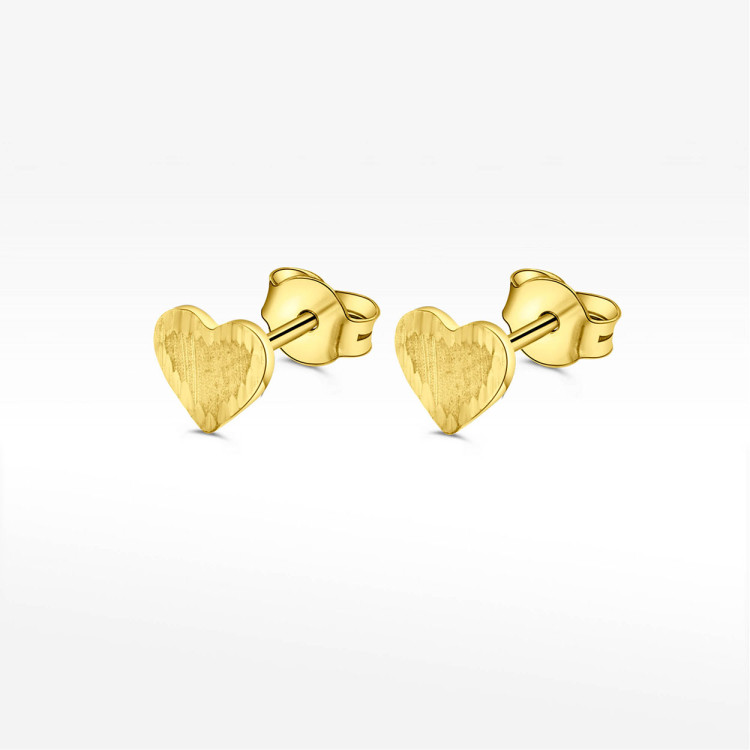 Kolczyki ze złota serca