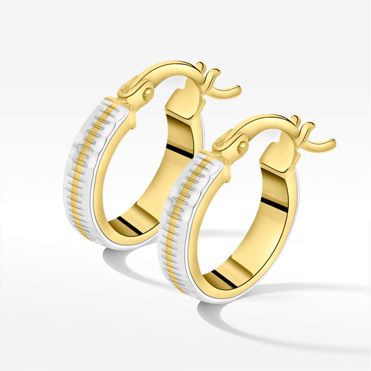 Kolczyki ze złota 1.2cm koła