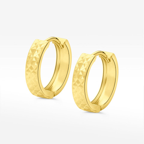 Kolczyki ze złota 1.2cm koła