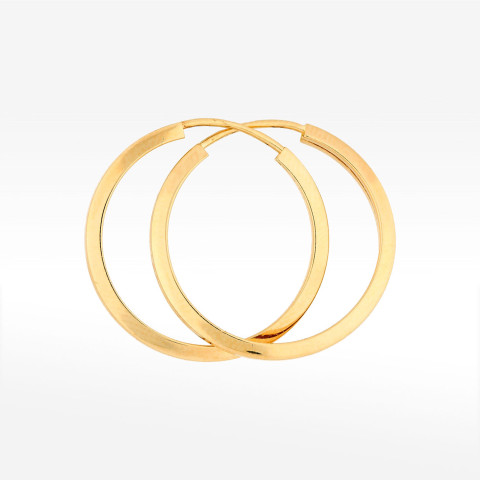 Kolczyki ze złota 2.3cm koła