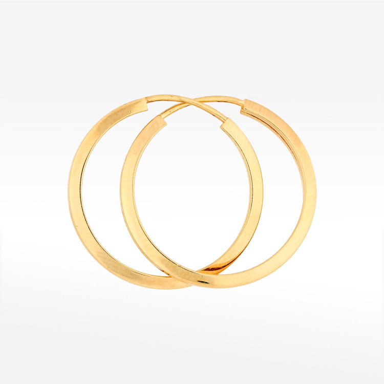 Kolczyki ze złota 2.3cm koła