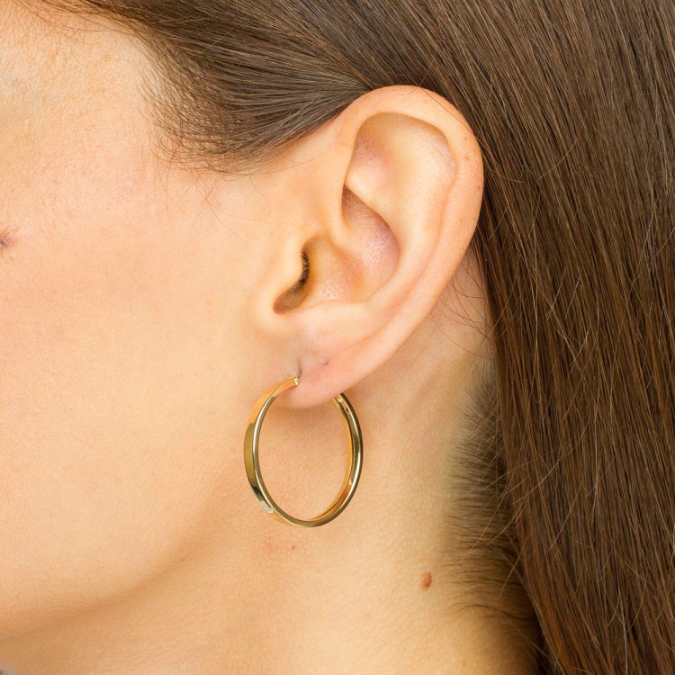 Kolczyki ze złota 2.9cm koła