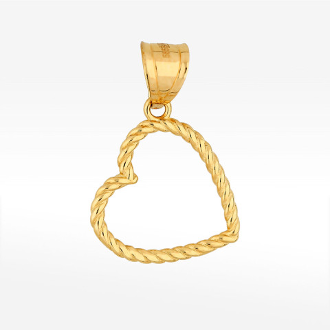 Zawieszka ze złota serce