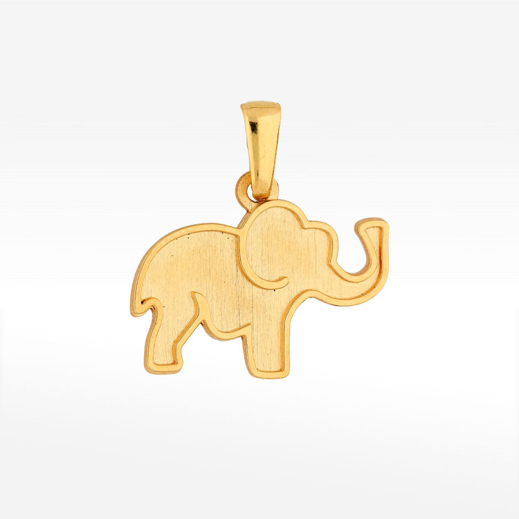 Zawieszka ze złota słonik