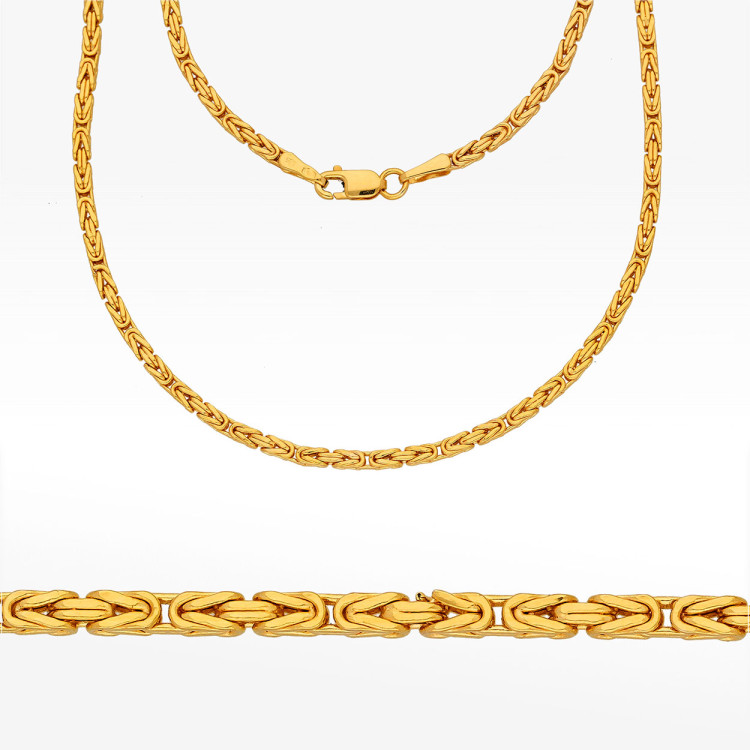 Łańcuszek ze złota królewski