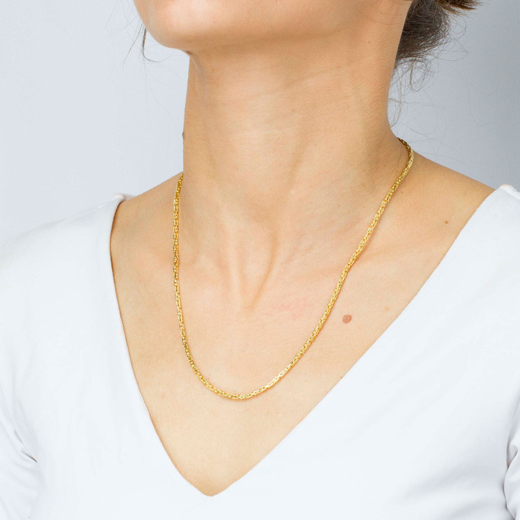 Łańcuszek ze złota królewski