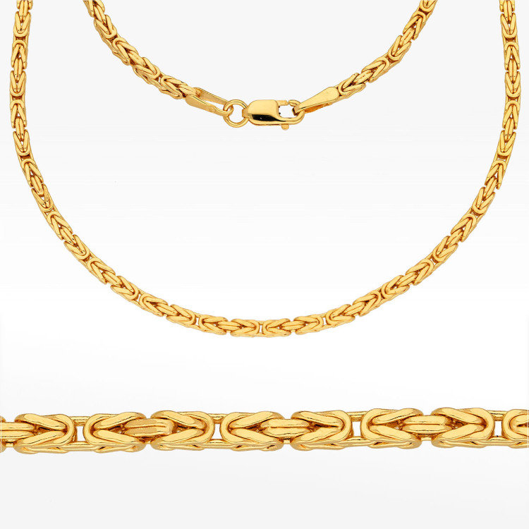 Łańcuszek ze złota królewski