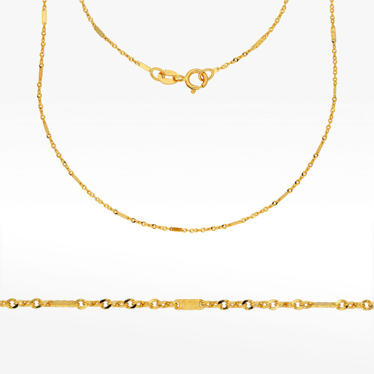 Łańcuszek ze złota pełny