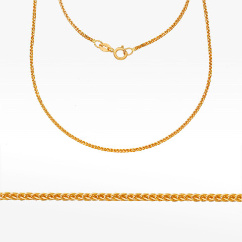 Łańcuszek ze złota lisi ogon pełny