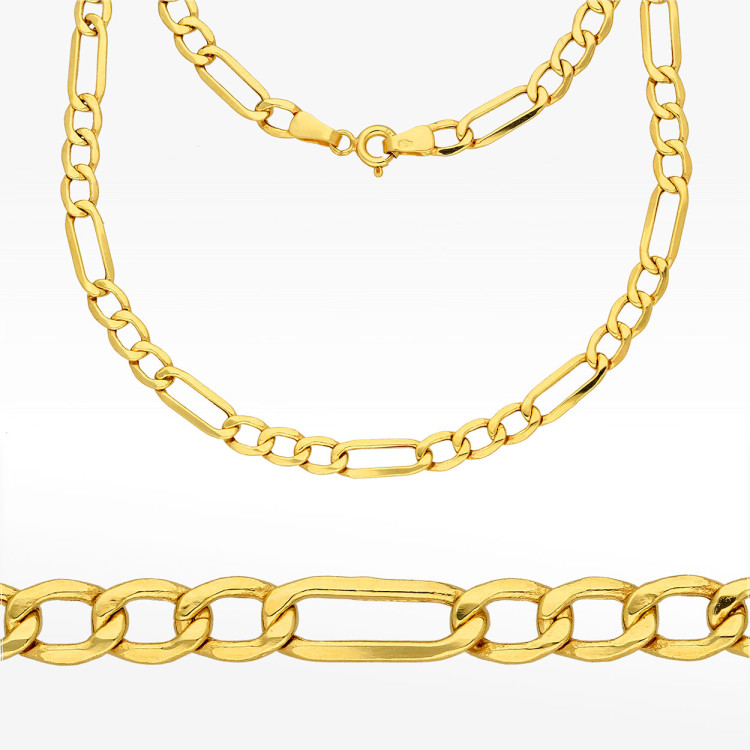 Łańcuszek ze złota figaro