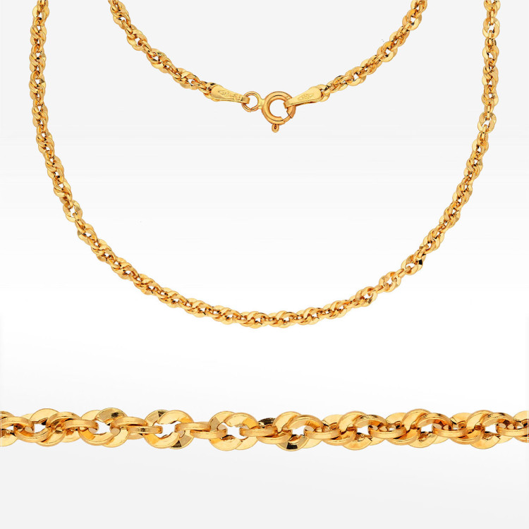 Łańcuszek ze złota kord