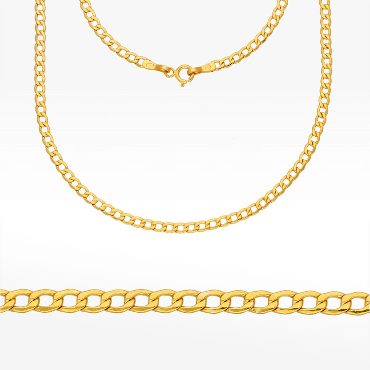 Łańcuszek ze złota pancerka