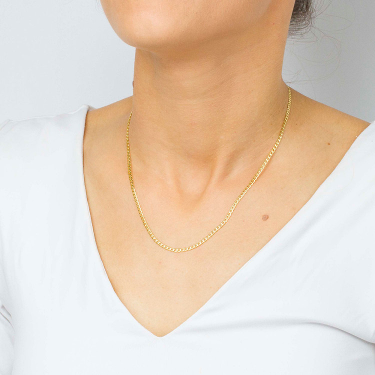 Łańcuszek ze złota pancerka