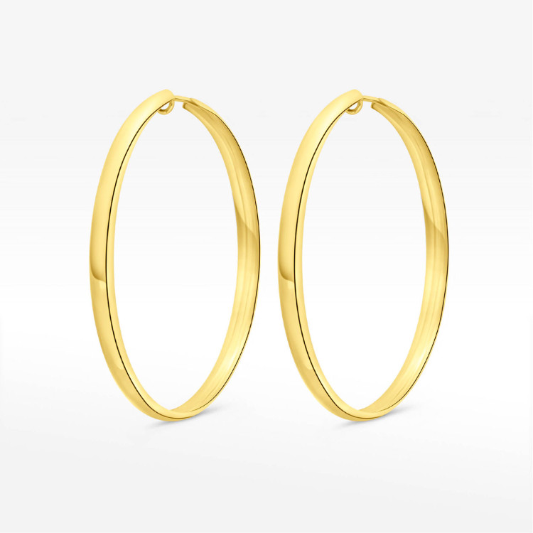 Kolczyki ze złota 5.0cm koła