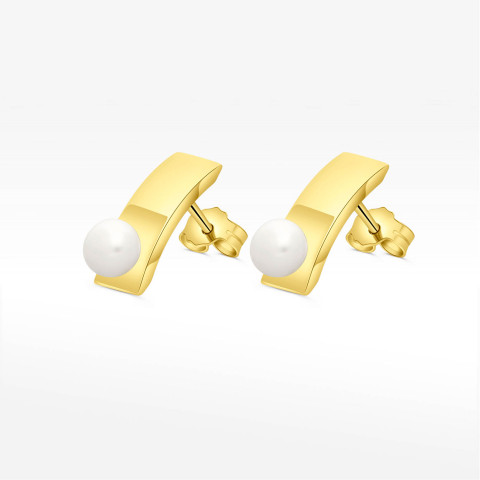 Kolczyki ze złota z perłą