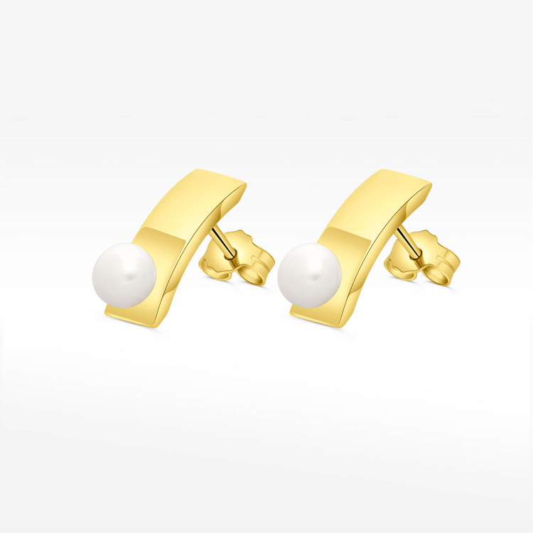 Kolczyki ze złota z perłą