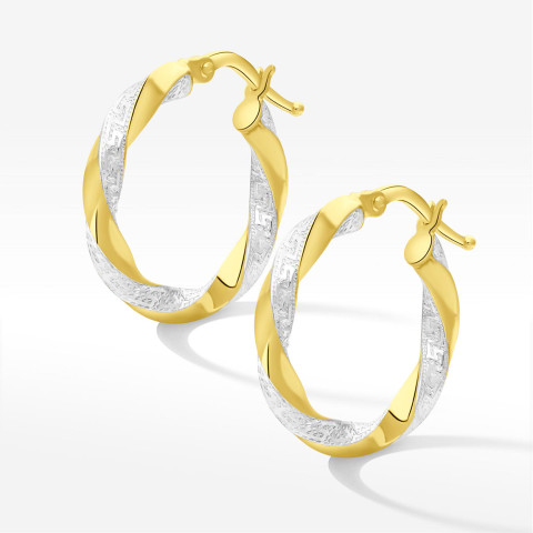 Kolczyki ze złota 2.2cm koła