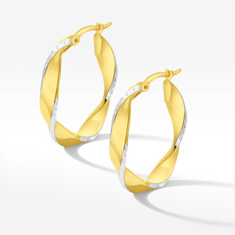 Kolczyki ze złota koła