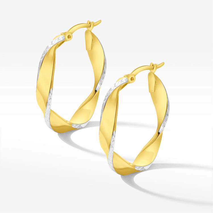 Kolczyki ze złota koła