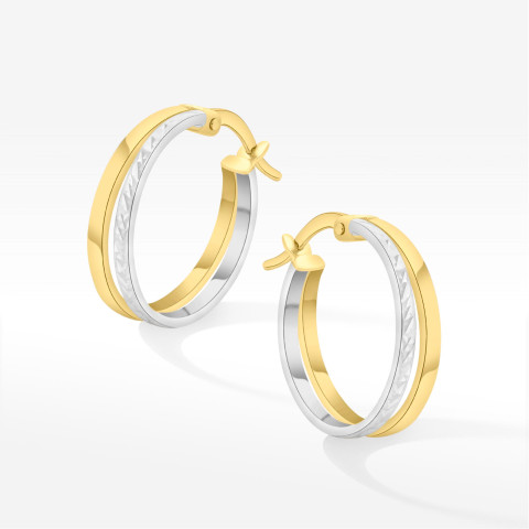 Kolczyki ze złota 1.7cm koła