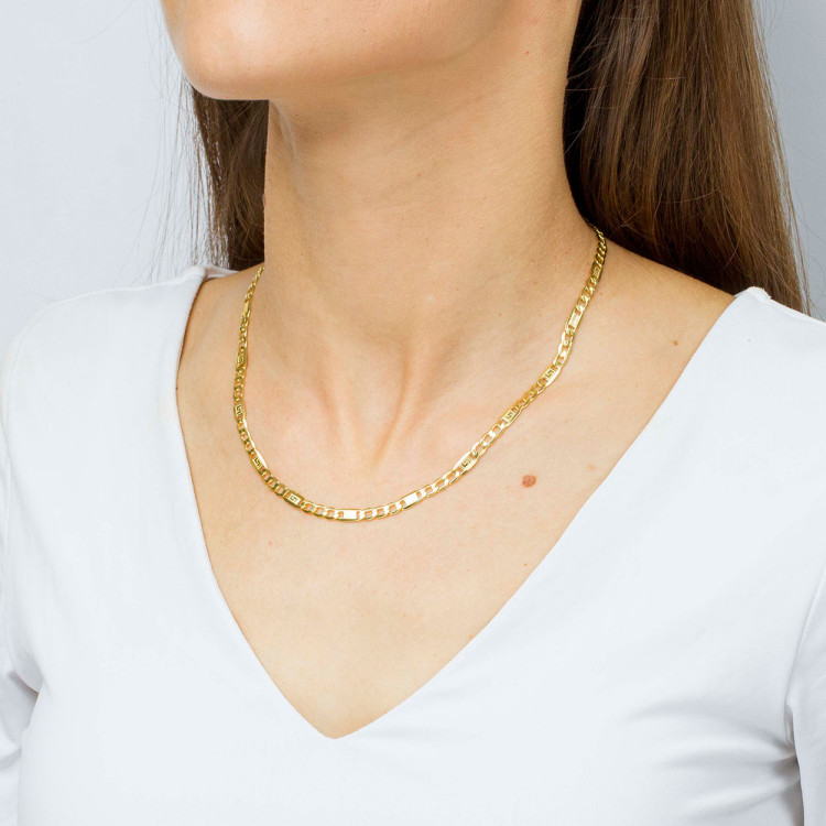 Łańcuszek ze złota figaro