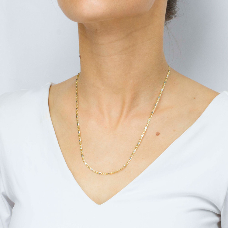 Łańcuszek ze złota figaro