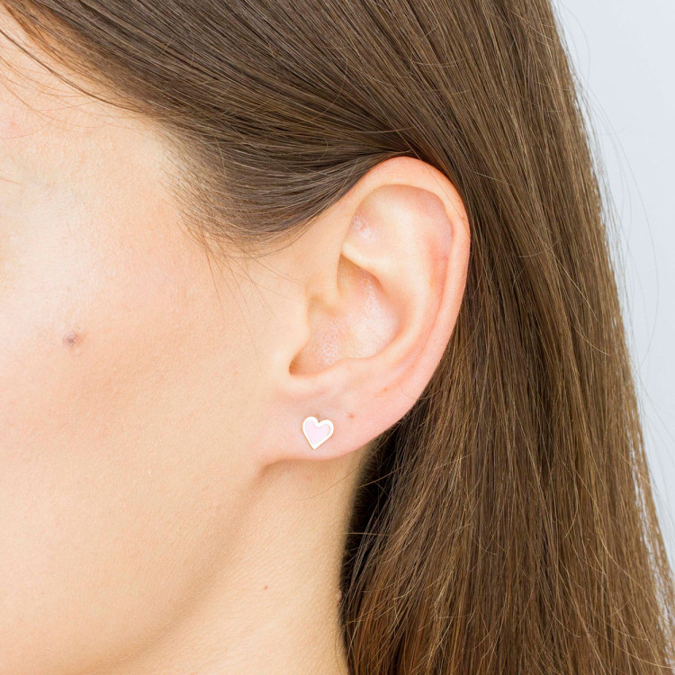 Kolczyki ze złota serca