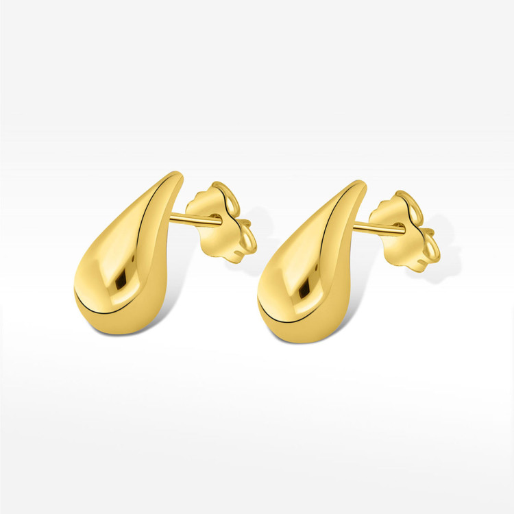 Kolczyki ze złota łezki