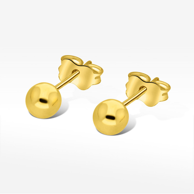 Kolczyki ze złota kulki