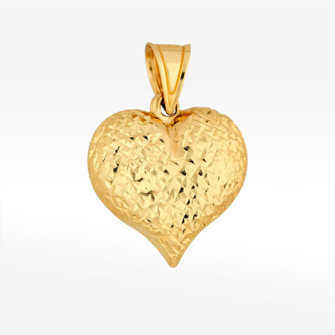Zawieszka ze złota serce