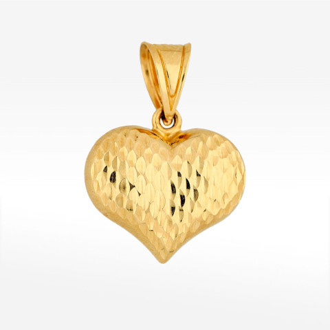 Zawieszka ze złota serce