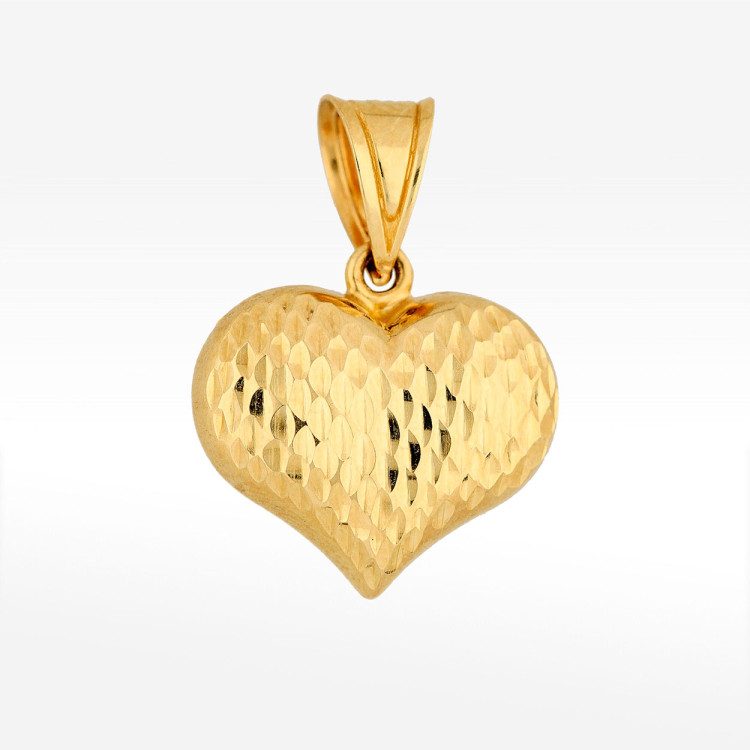 Zawieszka ze złota serce