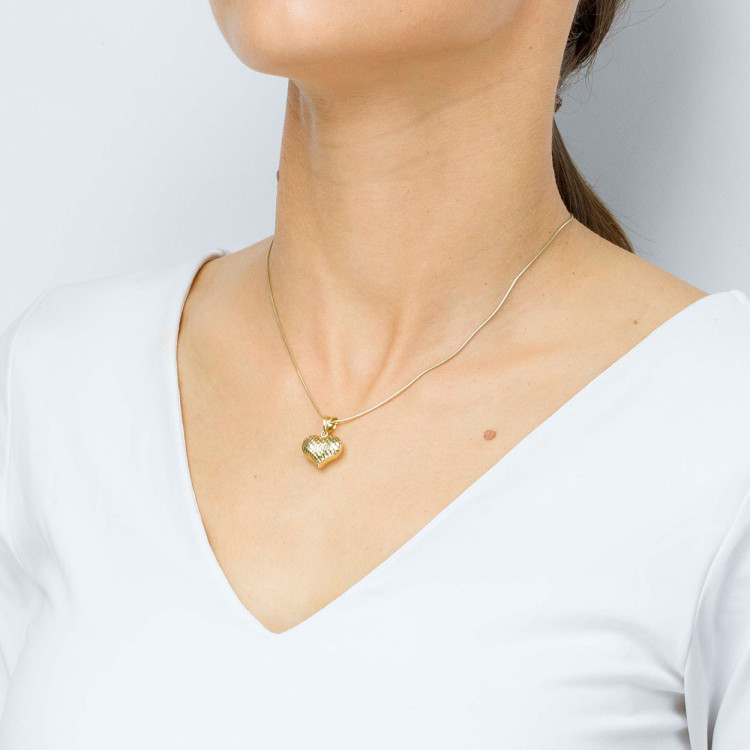 Zawieszka ze złota serce