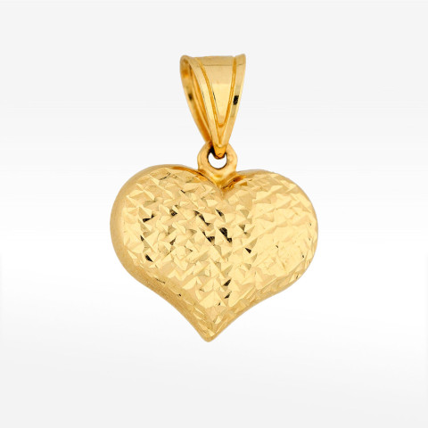 Zawieszka ze złota serce