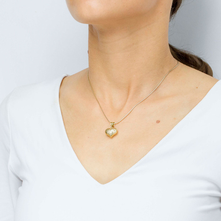 Zawieszka ze złota serce