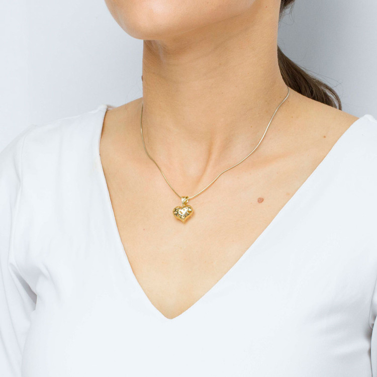 Zawieszka ze złota serce