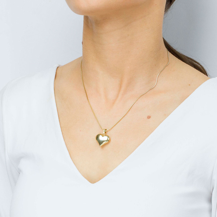 Zawieszka ze złota serce